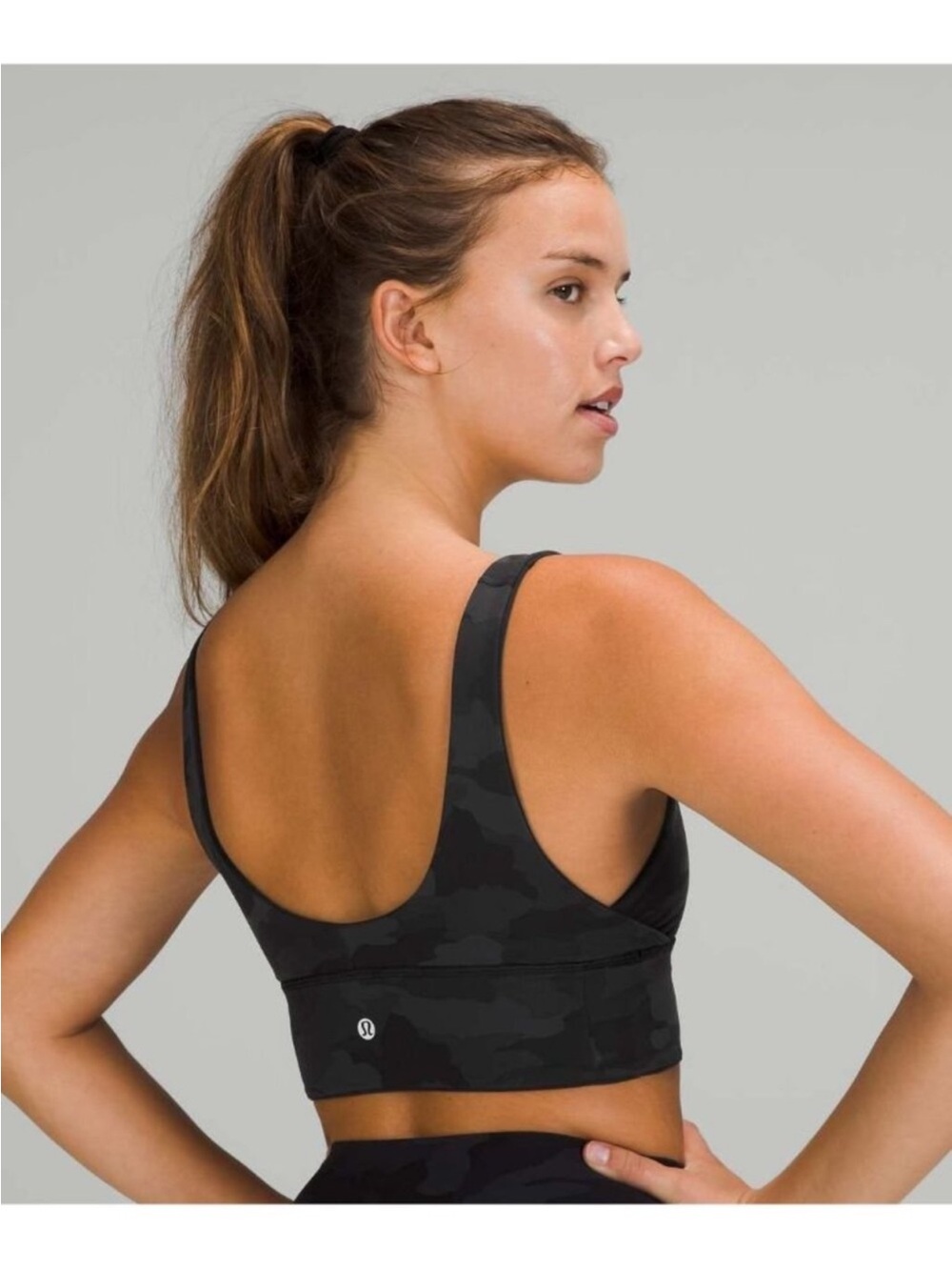 Lululemon Align Bra Size 8 Black Sports Bra Yoga Workout Pilates